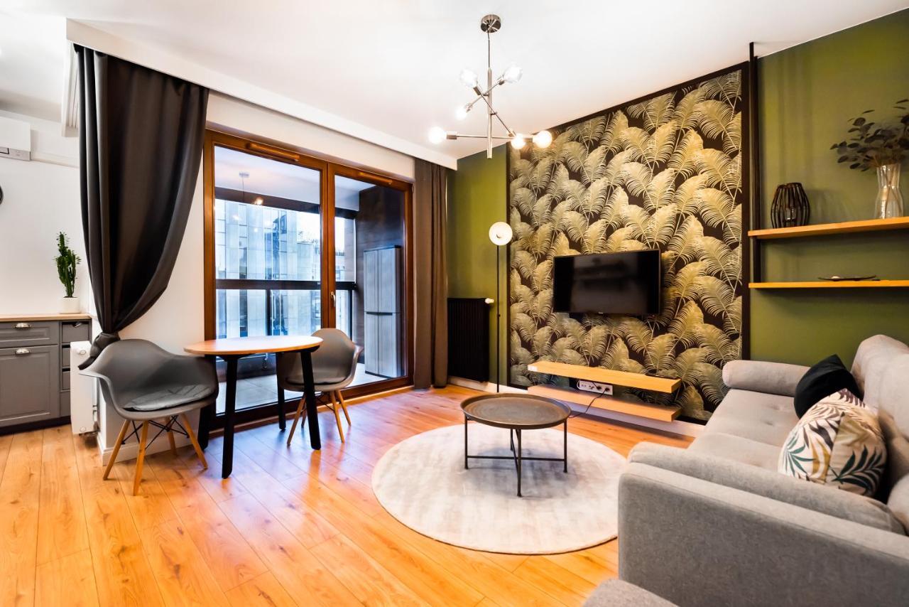 Grzybowska Luxury Apartment Varsovia Exterior foto